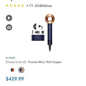 Brand new dyson hair blow dryer